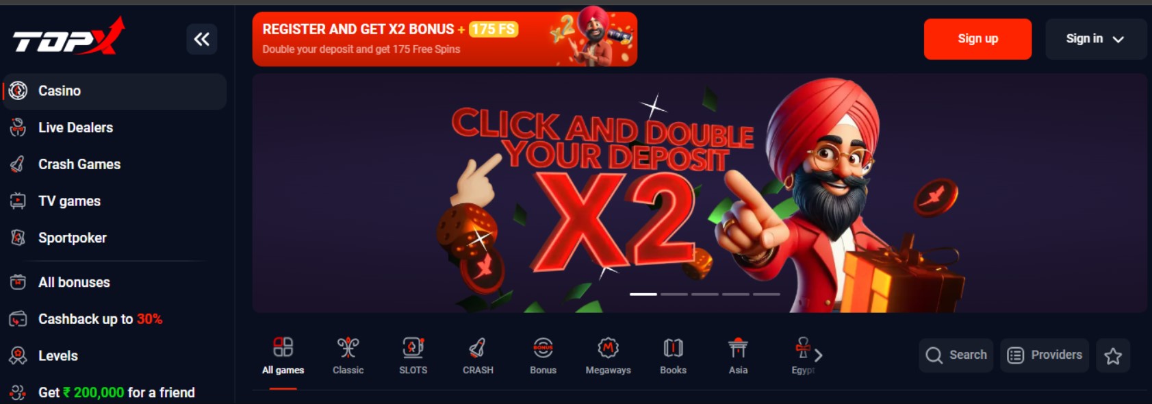 Top X casino online Bangladesh